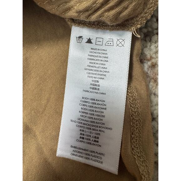 MICHAEL KORS GOLD Sequin Sparkly T-shirt, Soft & supple, women's Small - Picture 7 of 8